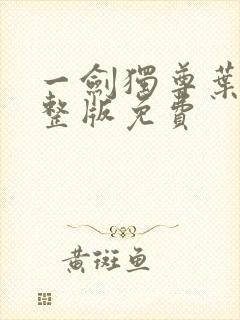 一剑独尊叶玄完整版免费