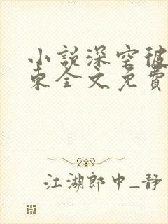 小说深空彼岸辰东全文免费阅读全文