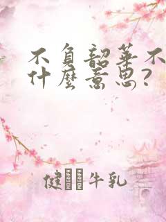 不负韶华不负卿什么意思?