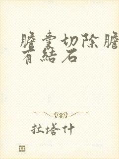 胆囊切除胆管又有结石