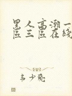 黑人高潮一区二区三区在线看