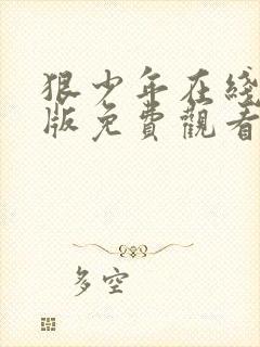 狠少年在线完整版免费观看