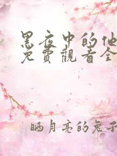 黑夜中的他短剧免费观看全集