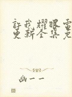 许我耀眼电视剧更新全集免费观看