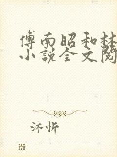 傅南昭和林清的小说全文阅读