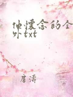 他怀念的全文番外txt