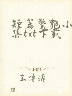 短篇惊艳小说合集txt下载