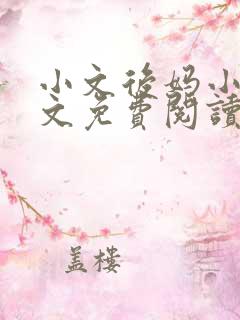 小文后妈小说全文免费阅读最新章节