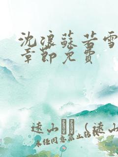 沈浪苏若雪最新章节免费