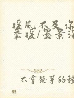 暖风不及你情深季暖/墨景深