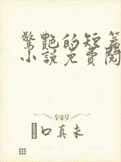 惊艳的短篇合集小说免费阅读