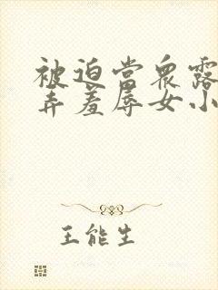 被迫当众露出玩弄羞辱女小说