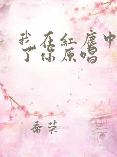 我在红尘中遇见了你原唱