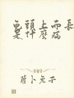 龟头上面长水泡是什么病