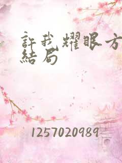 许我耀眼方蕾的结局