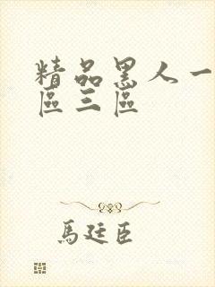 精品黑人一区二区三区