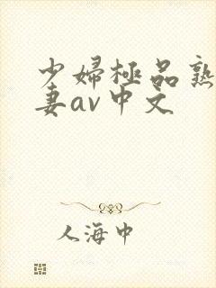 少妇极品熟妇人妻av中文
