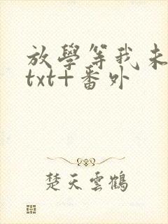 放学等我未删减txt+番外