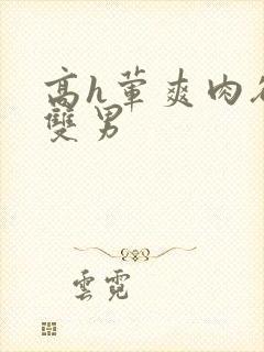 高h荤爽肉欲文双男