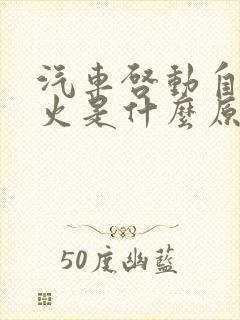 汽车启动自动熄火是什么原因