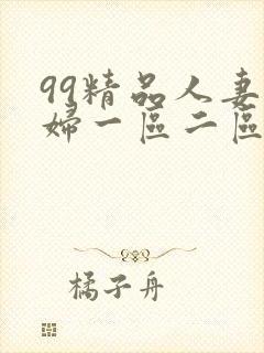 99精品人妻少妇一区二区