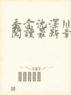 乔念沈泽川全文阅读最新章节