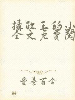 摄政王的小宠妃全文免费阅读