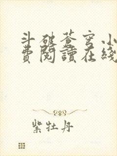 斗破苍穹小说免费阅读在线全文无弹窗