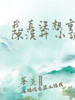 我真没想重生啊陈汉升 小说