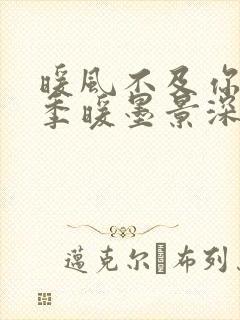 暖风不及你情深季暖墨景深免费小说