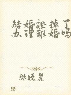 结婚证掉了可以办理离婚吗