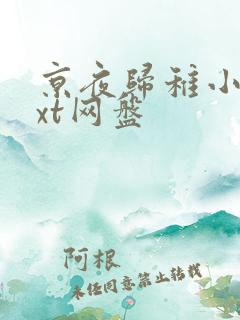 京夜归稚小说txt网盘