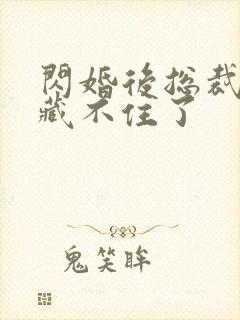 闪婚后总裁马甲藏不住了