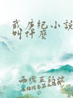 武庚纪小说原著叫什么