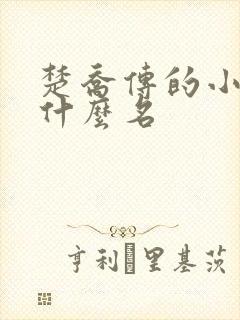 楚乔传的小说叫什么名