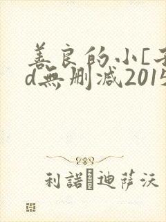 善良的小[子hd无删减2015