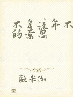 不负流年不负卿的意思