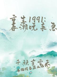 重生1991:春潮晚来急无删减全文