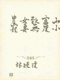 农女致富山里汉宠妻无度小说