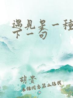 遇见是一种幸运下一句