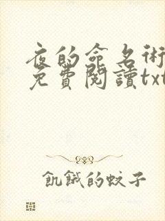 夜的命名术全文免费阅读txt