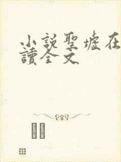 小说圣墟在线阅读全文