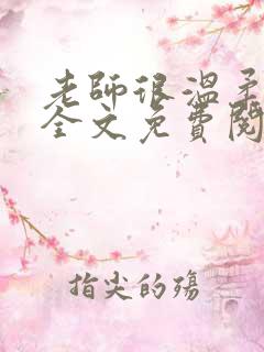 老师很温柔小说全文免费阅读