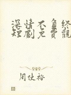 深情不负终遇你短剧免费观看