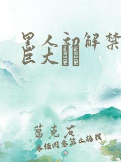 黑人初解禁黒人巨大マラ