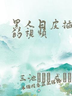 黑人日皮插到底的视频