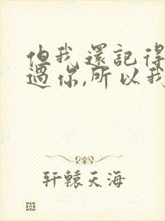 但我还记得我爱过你,所以我要谢谢你