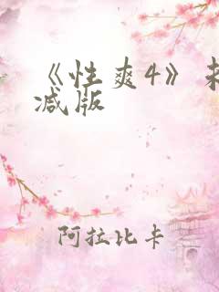 《性爽4》未删减版