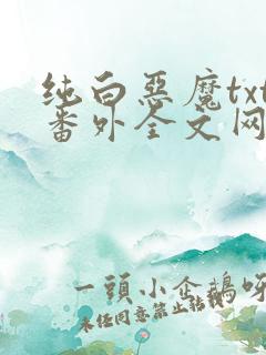 纯白恶魔txt番外全文网盘