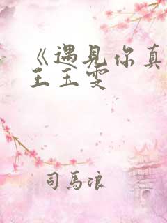 《遇见你真好》王玉雯